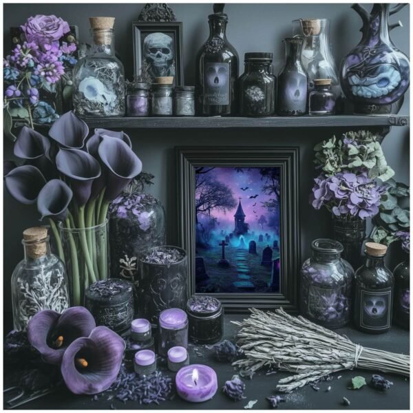 "Veil Between Worlds" – Spooky Print Collection - Image 2