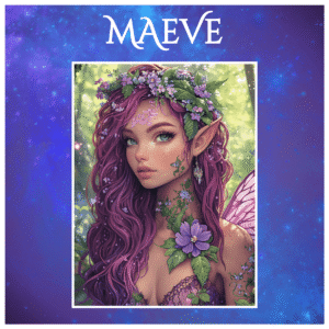 fairy art print inspired by nature and the elements