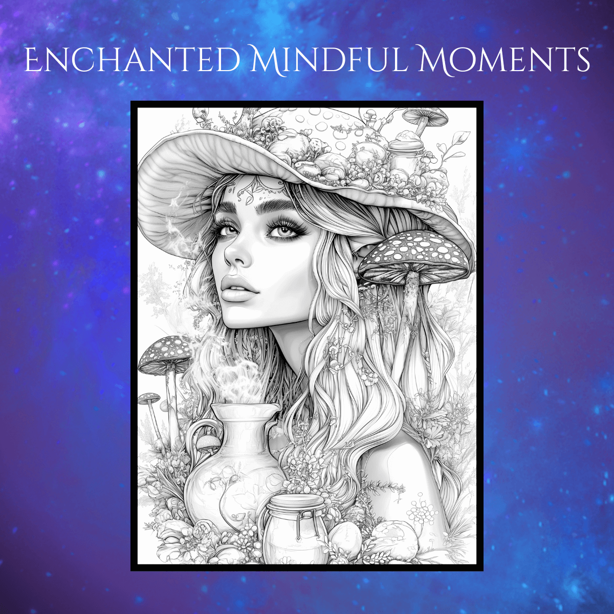 cottage core coloring book