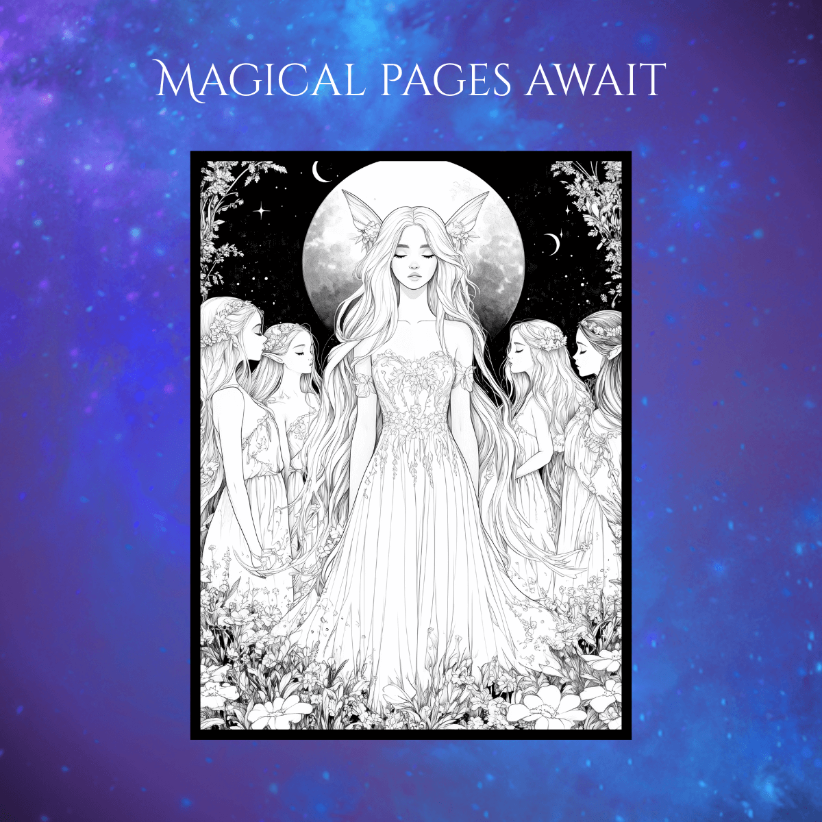 Enchanted Forest Printable Coloring Book - Image 3