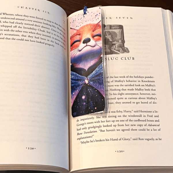 Mystical Creature Bookmark Set – Cute Dragon, Magical Bunny & Cosmic Fox – Fantasy Animal Bookmarks - Image 7