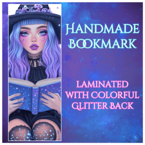 soft goth witchy bookmark