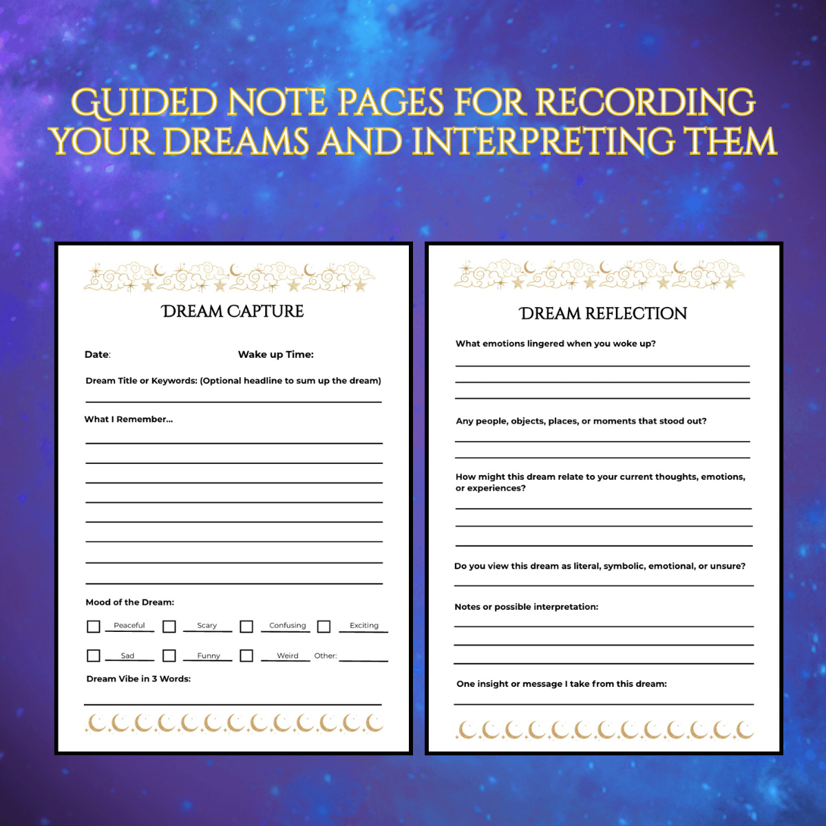 Beneath The Surface: A Guided Dream Journal for Insight - Image 3