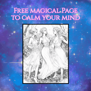 free fairy coloring page