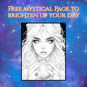 Free Magical Tools Coloring Page – From Magical Tools & Rituals Coloring Book