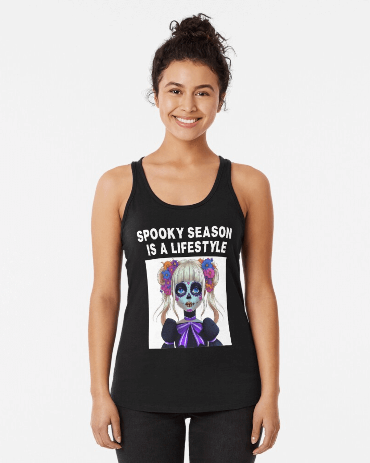 spooky season is a lifestyle halloween tank top