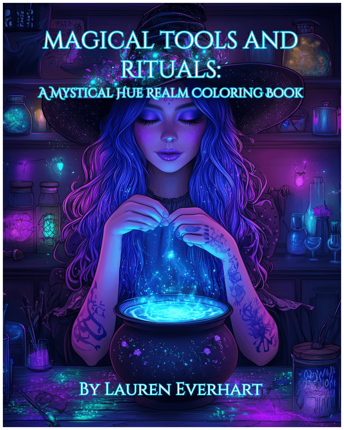 magical tools and rituals coloring book