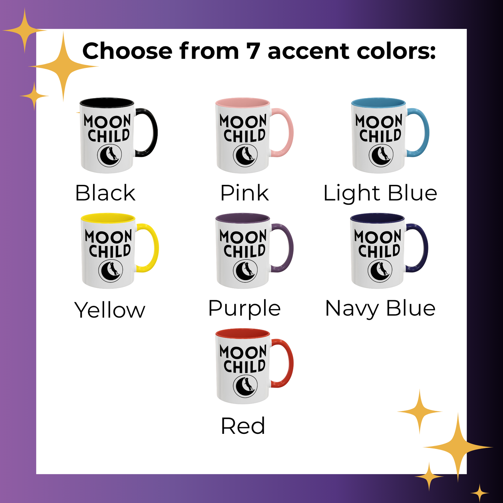 Moon Child Ceramic Coffee Mug - Image 4