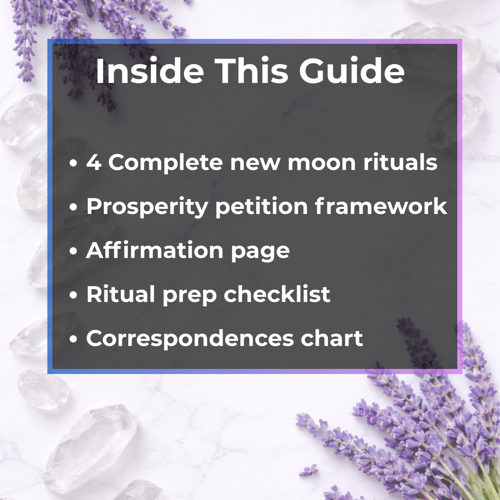new moon ritual prosperity money spell guide
