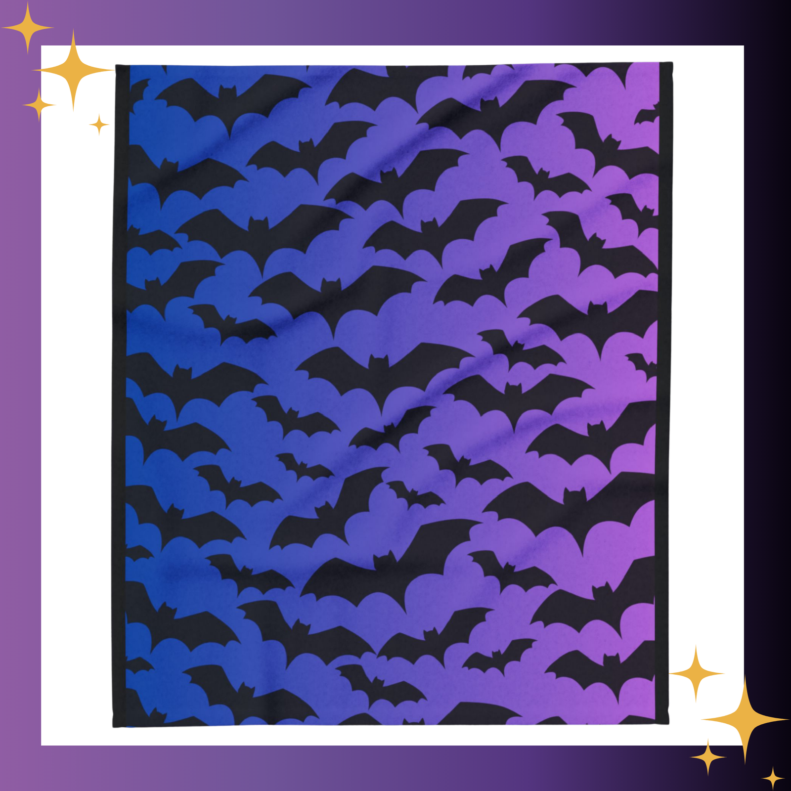 Pretty Little Bats Fleece Throw Blanket - Image 4