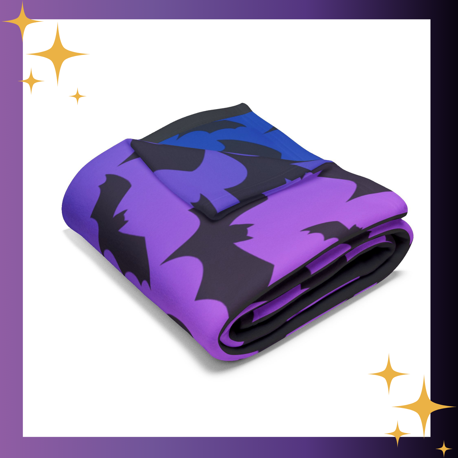 Pretty Little Bats Fleece Throw Blanket - Image 5