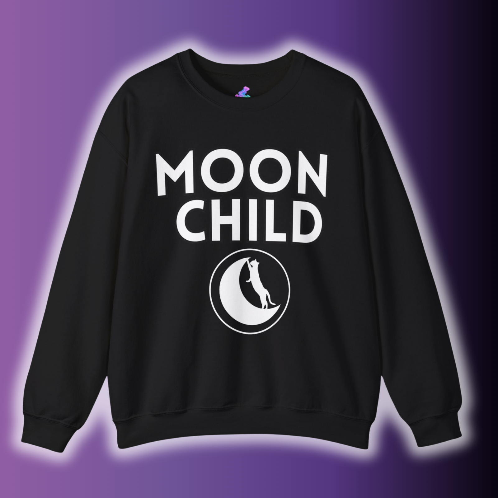 Moon Child Crewneck Sweatshirt - Image 3