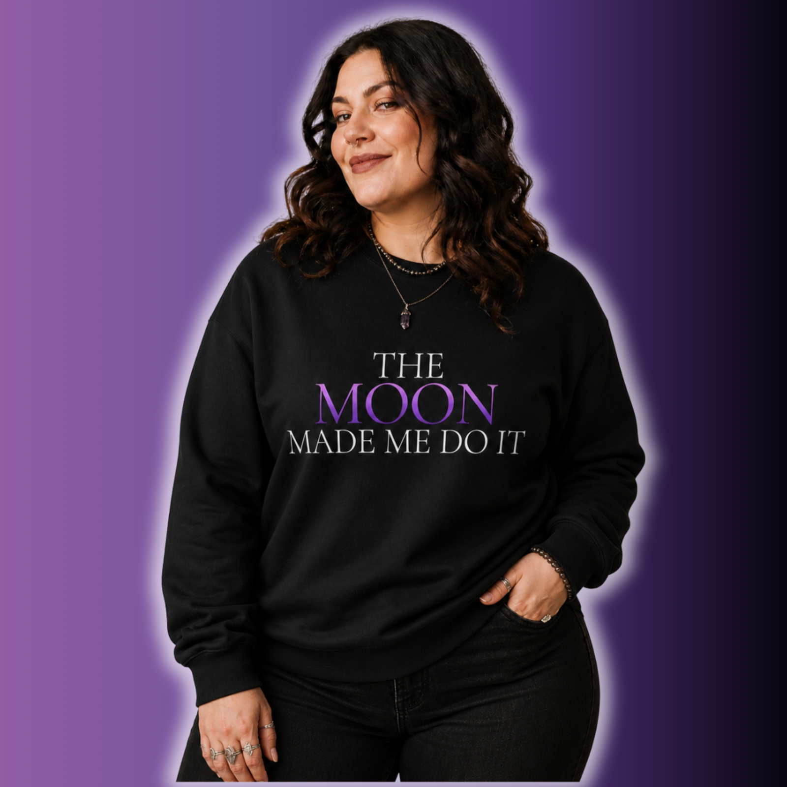 The Moon Made Me Do It Sweatshirt - Image 2
