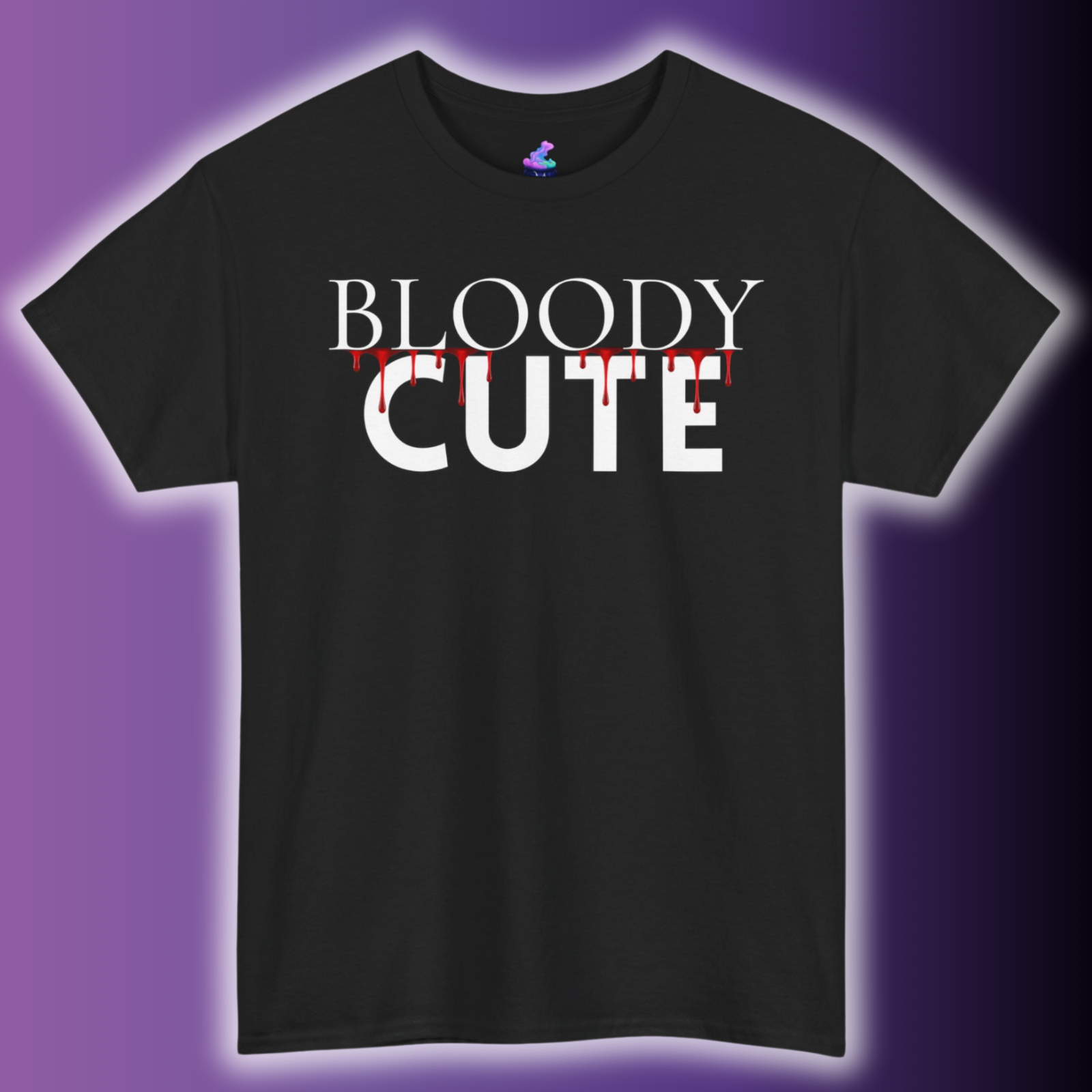 Bloody Cute Horror Girl Tee - Image 3