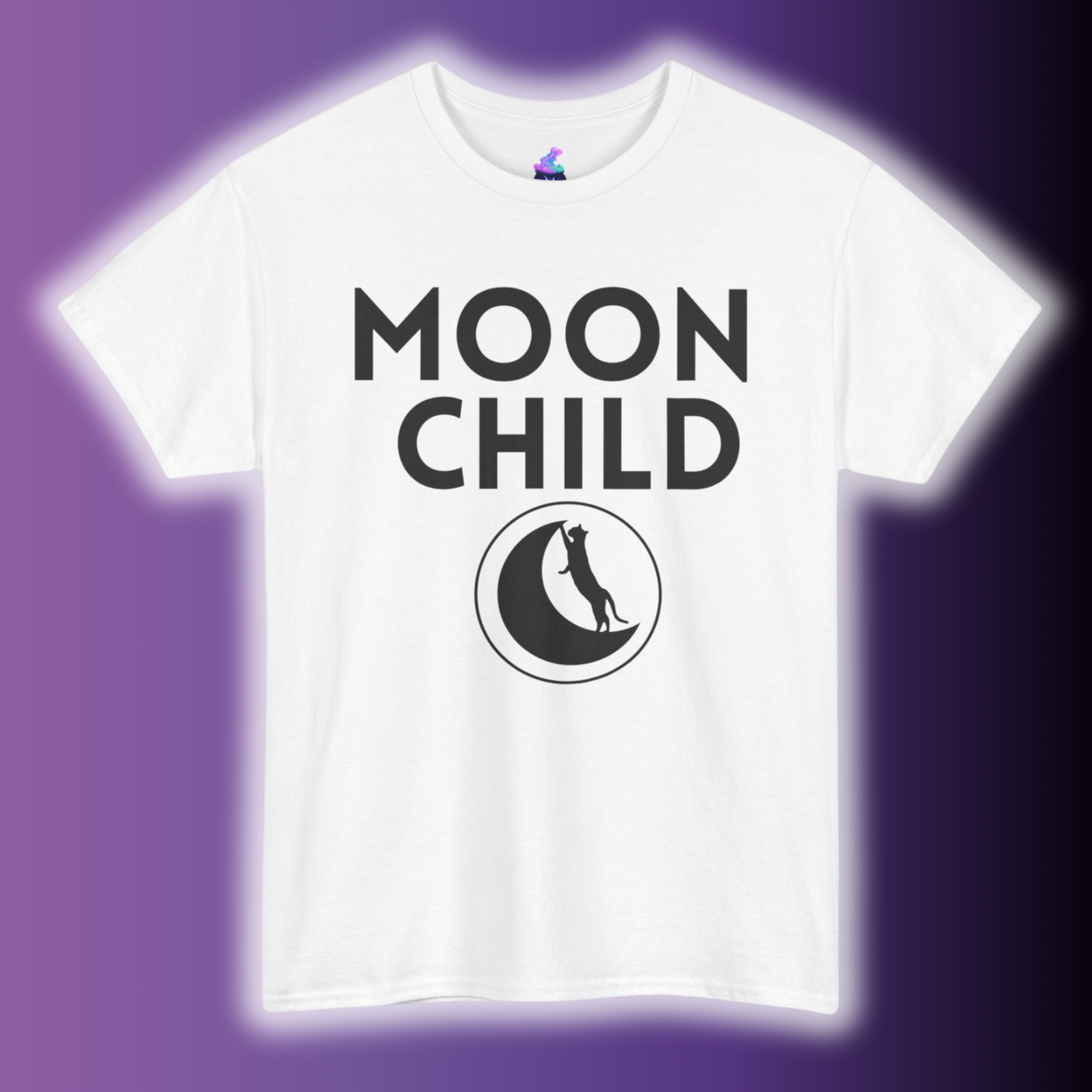 Moon Child White Tee - Image 3